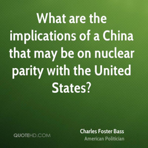 What are the implications of a China that may be on nuclear parity ...