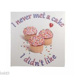 Cake-FRIDGE-MAGNET-Retro-Style-other-choice-Humorous-Quotes-NEW
