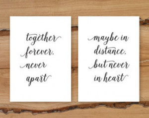 Friends 2 5x7 Art Prints Printable Wall Art Together Forever, Never ...