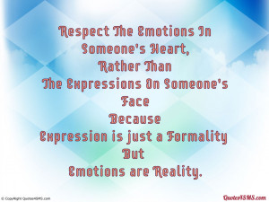 Expression is just a Formality But...