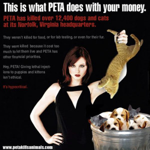 PETAKILLS ANIMALS ONG para proteger a los animales de una ONG