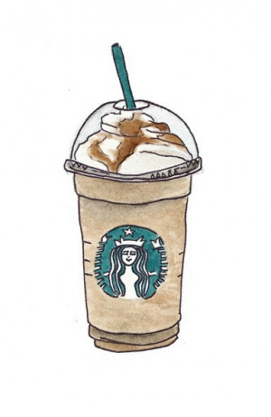 Illustration drink starbucks coffee Sketch