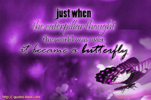 became a butterfly. #PictureQuotes, #Inspirational, #Life, #Butterfly ...