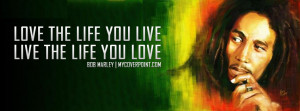 Bob Marley Life Quotes Facebook Covers