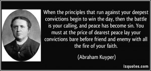 When the principles that run against your deepest convictions begin to ...
