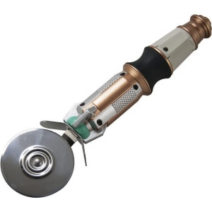 ... pizza cutter. The Doctor Who Sonic Screwdriver Talking Pizza Cutter