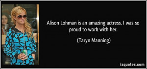Alison Lohman's quote #2