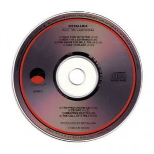 Ride the Lightning Album Cover