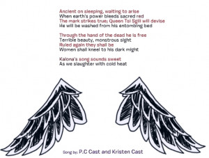 House of Night Series Raven Mocker's song