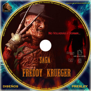Caratulas Custon Galleta Saga Freddy Krueger