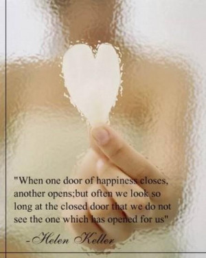 When one door closes another opens.