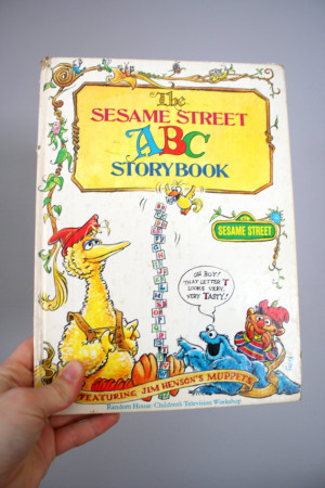 1974 The Sesame Street ABC Story Book Featuring Jim Henson's Muppets