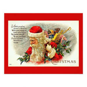 File Name : santa_claus_quote_vintage_merry_christmas_invitation ...