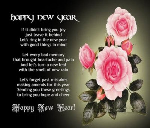 Happy New Year Poems Images