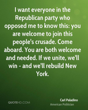 in the Republican party who opposed me to know this: you are welcome ...
