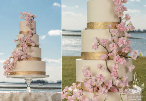 cherry blossom cherry blossom wedding cake flower wedding cakes spring ...