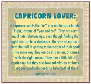 Capricorn Love Quotes
