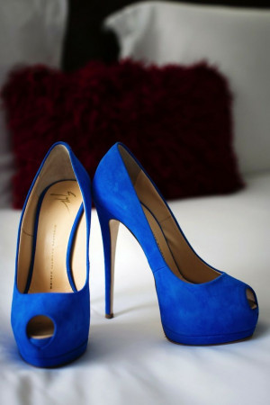 Blue suede shoes. Shoes: Giuseppe Zanotti - giuseppezanottide ...