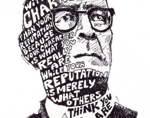 John Wooden Illustrated Quote 8x10 Print on Etsy, $20.00