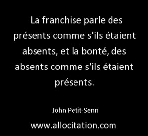 Citation de John Petit Senn