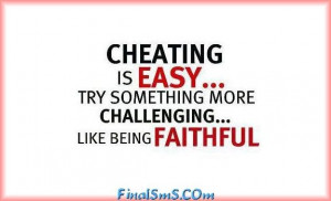 Cheating Is A Choise Not A Mistake Dont Be Fooled