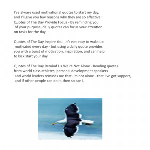 life river: Motivational Quotes of the Day - Why You Should Use Them