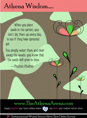 Empowering Quotes for Women: When You Plant Seeds in the Garden