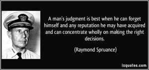 Raymond Spruance Quote