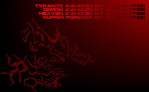 My Apocalypse - Metallica Song Lyric Quote in Text Image