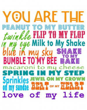 you are the love of my life print orange by modgenesdesigns $ 26 95