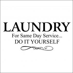 Laundry for Same Day Service Do It Yourself
