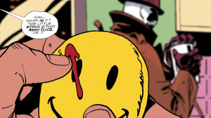 Watchmen DC Comics comics Rorschach fingers blood splatters stain ...