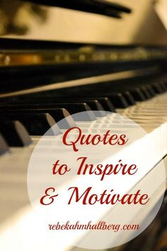 Piano Practice Inspiration