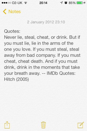 Hitch Quotes