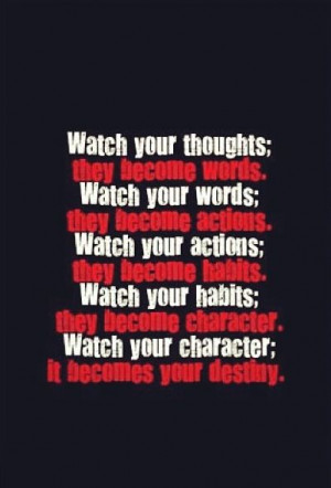 Watch yourself