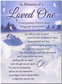 Loved one... In Loving Memory of Cindy's 3rd Death Anniversary on ...