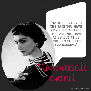 Coco Chanel Quote – Je Suis. PARIS Image