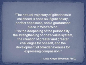 The natural trajectory of giftedness in childhood is not a six-figure ...
