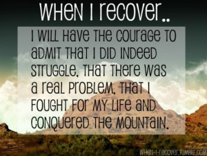 Displaying (20) Gallery Images For Recovery Quotes Tumblr...