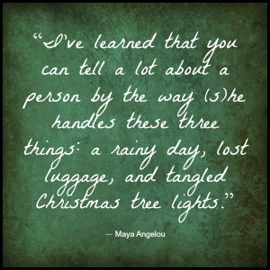 Quotes: Maya Angelou Quote on Finding the Peace and Patience Within