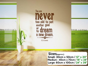 Lewis Quotes C.s. lewis - large vinyl wall