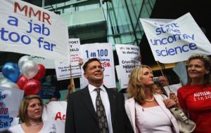 Andy Wakefield supporters. - Photo by Daniel Berehulak/Getty Images