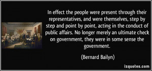 people were present through their representatives, and were themselves ...