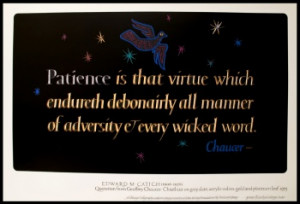 Patience Is A Virtue Quote