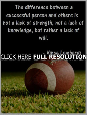 vince lombardi, quotes, sayings, lack of will, succesful person