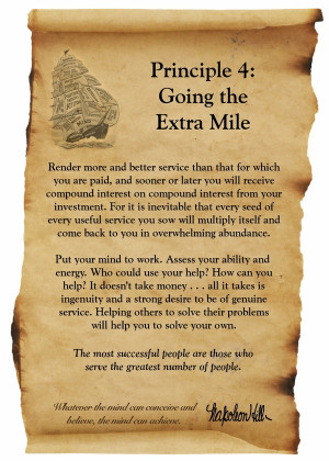 Going the Extra Mile Quote