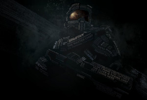 HALO 4: Master Chief Recreated Using Typography