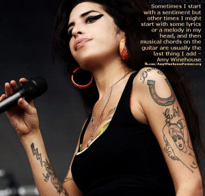 Amy Winehouse Quote About Life