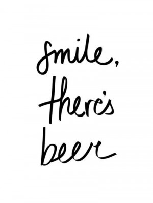 Smile - Beer Art Print