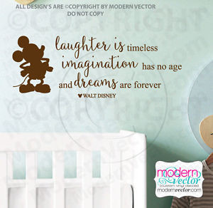 Disney-Laughter-Imagination-Dreams-Quote-Vinyl-Wall-Decal-Lettering ...